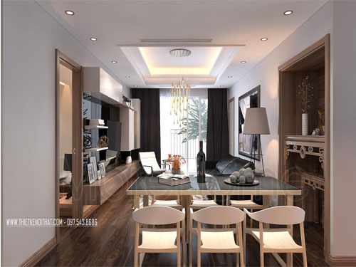  Thiết kế nội thất hiện đại chung cư SunSquare - Mr Thanh