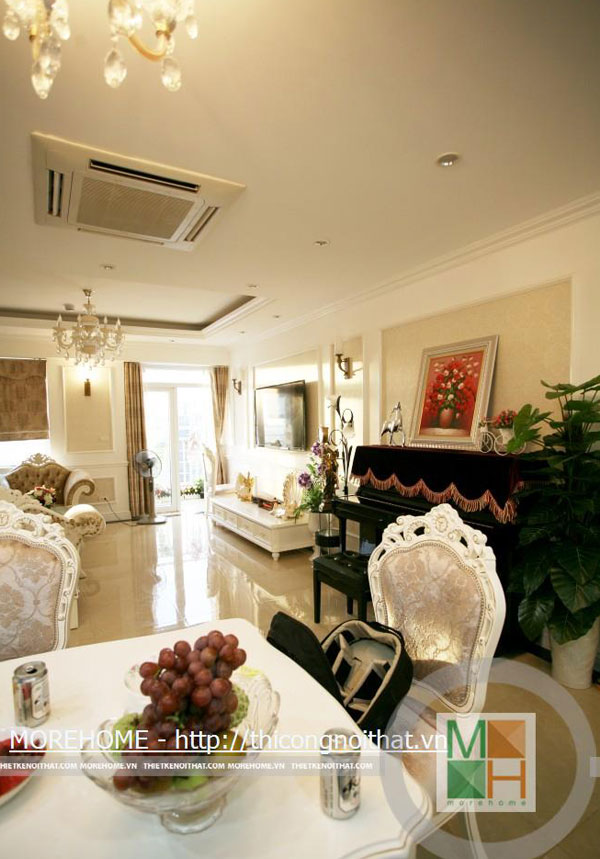  Thi công nội thất nhà chị Dương chung cư Sông Hồng Park, 165 Thái Hà