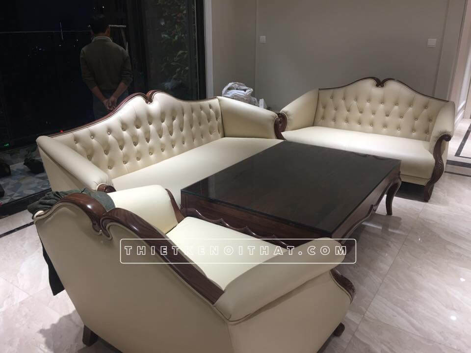 sofa tân cổ điển