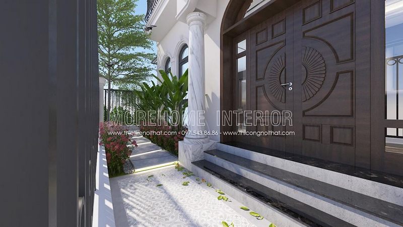 Thiết kế ngoại thất đang được khá nhiều gia chủ quan tâm bởi mang lại vẻ bề ngoài lộng lẫy thể hiện cá tính, gu thẩm mỹ của gia chủ khi người bên ngoài nhìn vào