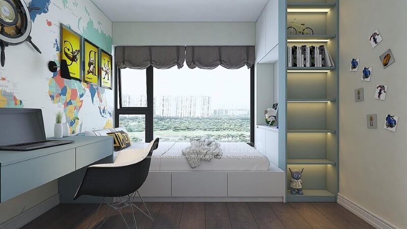 Để tạo nên một không gian sống thân thiện và thú vị cho bé trai năng động trẻ trung, hãy trang trí nội thất phòng ngủ của bạn theo phong cách hiện đại.
